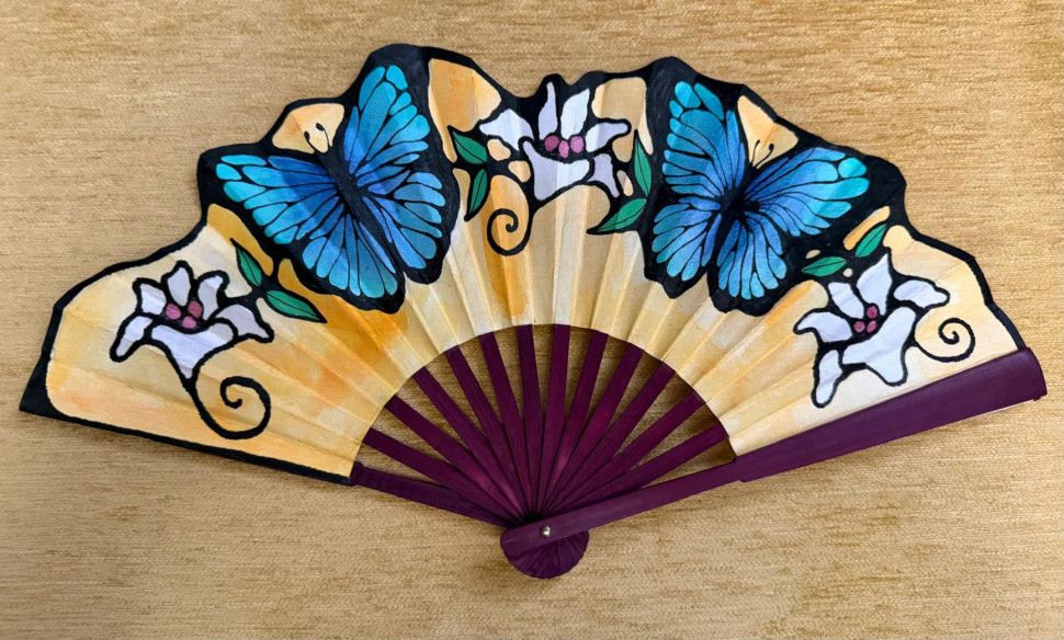 Abanico mariposas